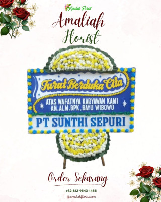 Papan Bunga Duka di Dolok Sigompulon